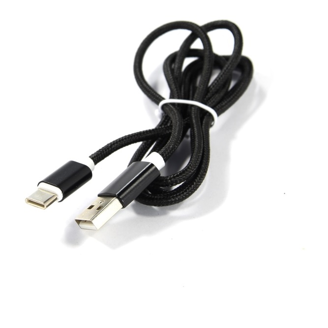 KAB USB-USB C BLACK Кабел за телефон USB C/USB черен