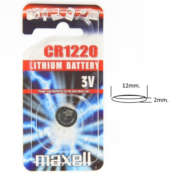 BAT CR1220 MAXELL Литиева батерия CR1220 MAXELL