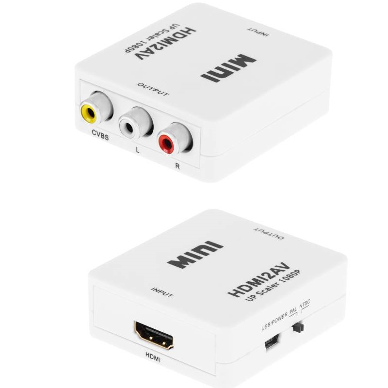 PRE HDMI/AV-RCA CVBS + AUDIO Конвертор преобразувател вход HDMI /изход AV-RCA CVBS + AUDIO 