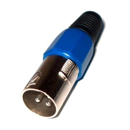 BUK CANON M PRO BLUE Канон букса за микрофон мъжка PRO син цвят XLR