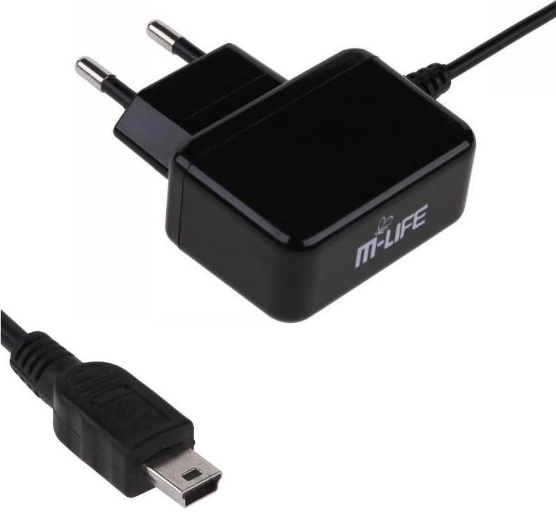 ZAR MINI USB 220V 800MA Зарядно MINI USB 220V/5V 800mA