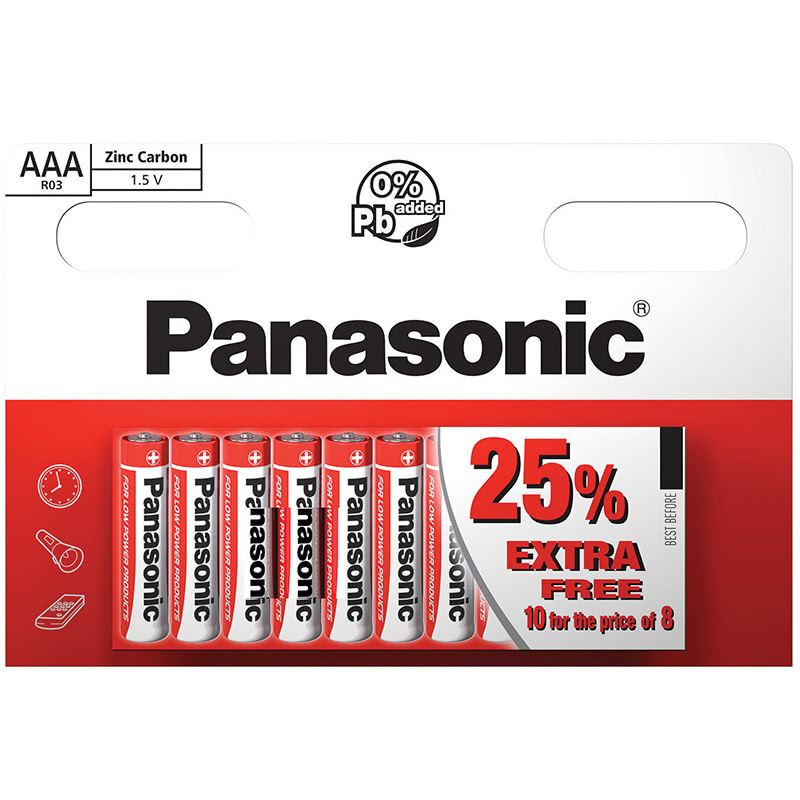 BAT AAA PANASONIC Батерия R03/AAA 1.5V PANASONIC
