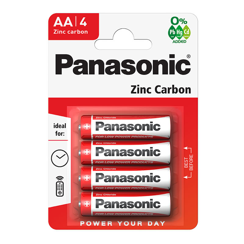 BAT AA PANASONIC Батерия AA/R06 1.5V PANASONIC