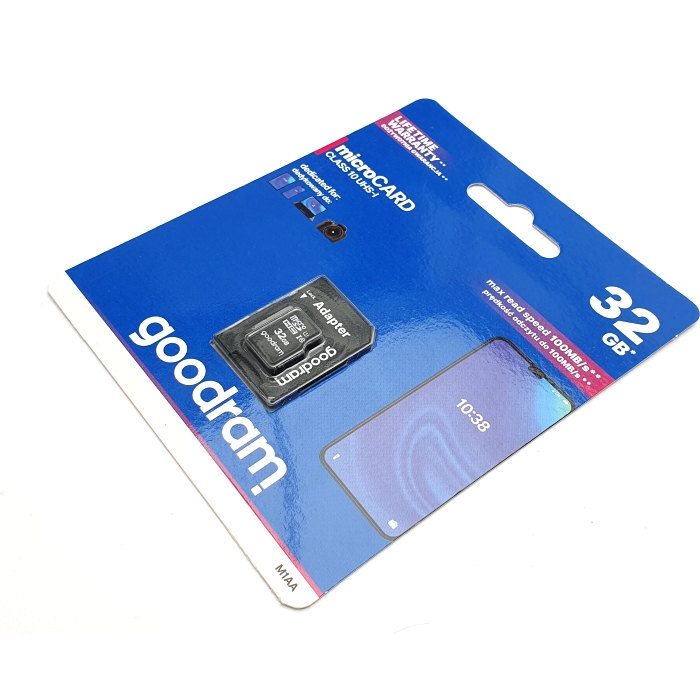 KAR MICRO SD 32GB  MICRO SD карта 32GB GOODRAM с адаптер SD