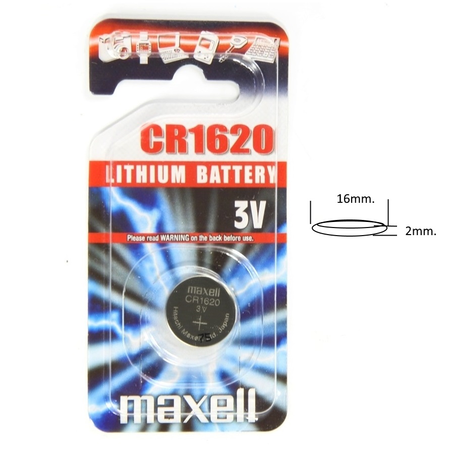 BAT CR1620 MAXELL Литиева батерия CR1620 MAXELL