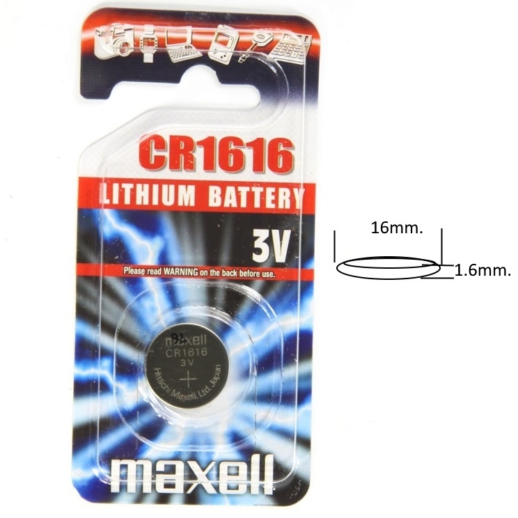 BAT CR1616 MAXELL Литиева батерия CR1616 MAXELL