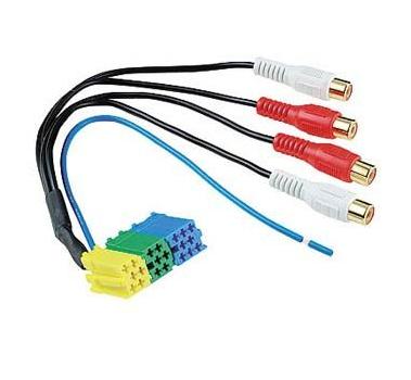 KUP MINI ISO 4RCA RMT Конектор радио MINI ISO 4RCA RMT