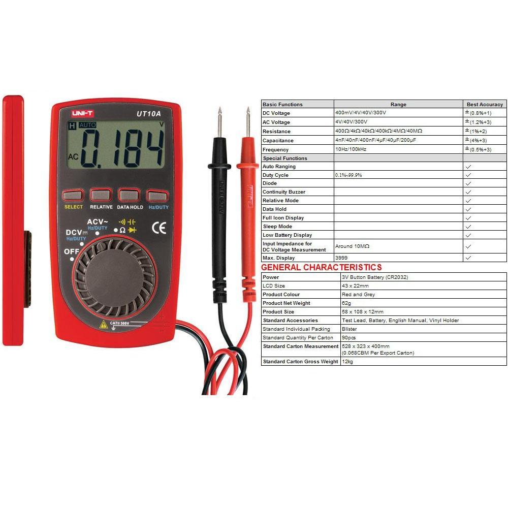 MUL UT10A UNI-T Мултицет UT10A UNI-T