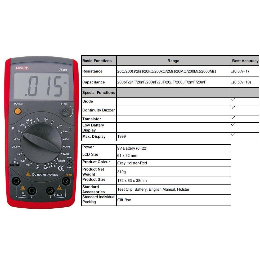 MUL UT601 UNI-T Мултицет UT601 UNI-T