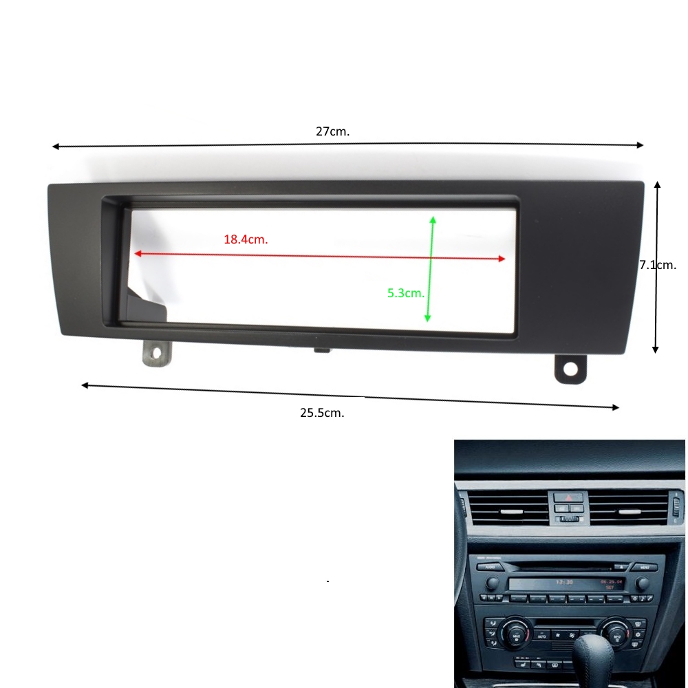 RAM BMW 1 (E87) 3 (E90) 2004-  Рамка за автомобилно радио BMW 1(E87) 3(E90) 2004-