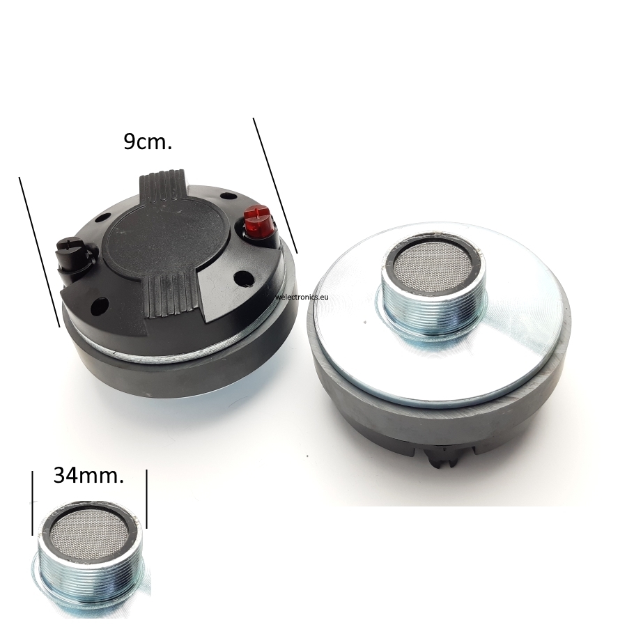 Високочестотен говорител драйвер за хорна 1.34