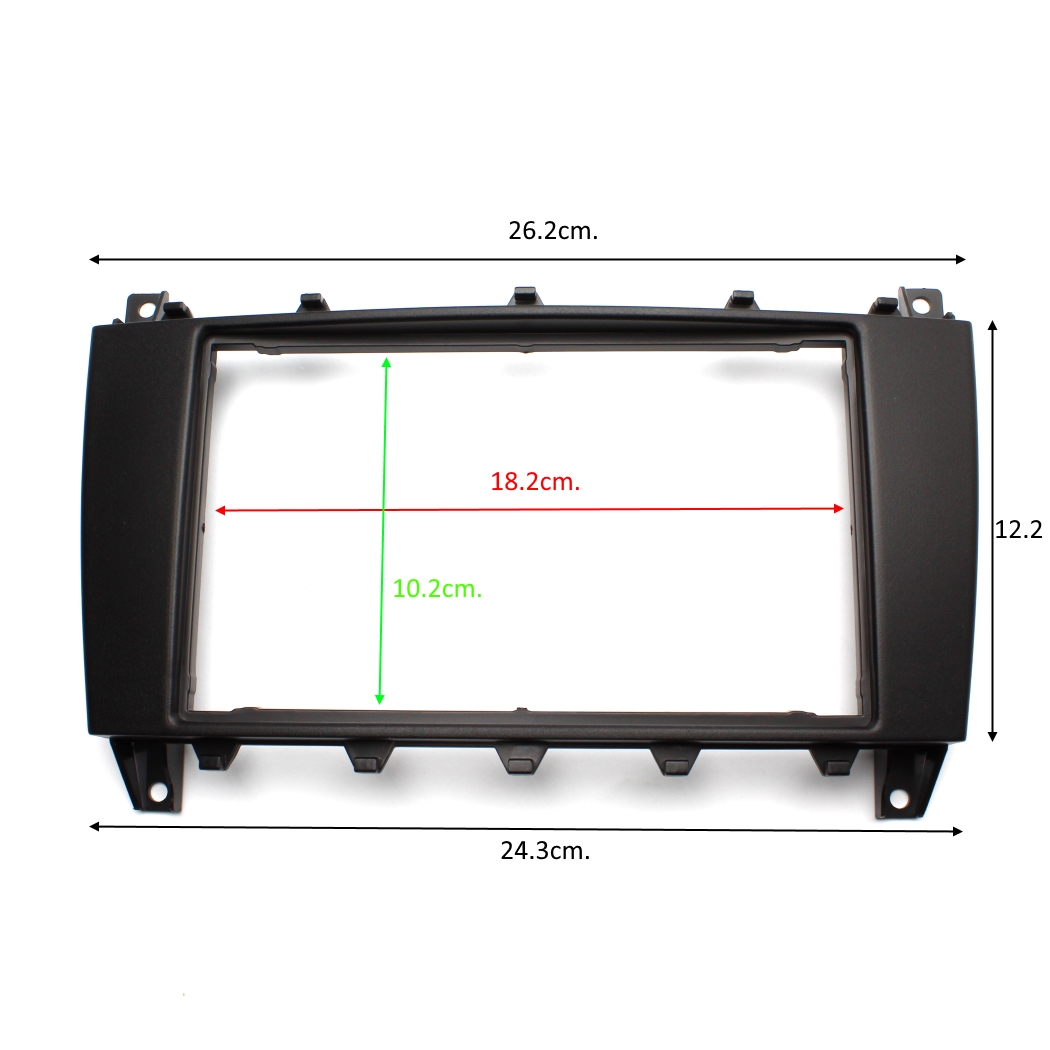 RAM MERCEDES W203 04-2DIN Рамка за автомобилно радио мултимедия W203 2004-2007 2DIN