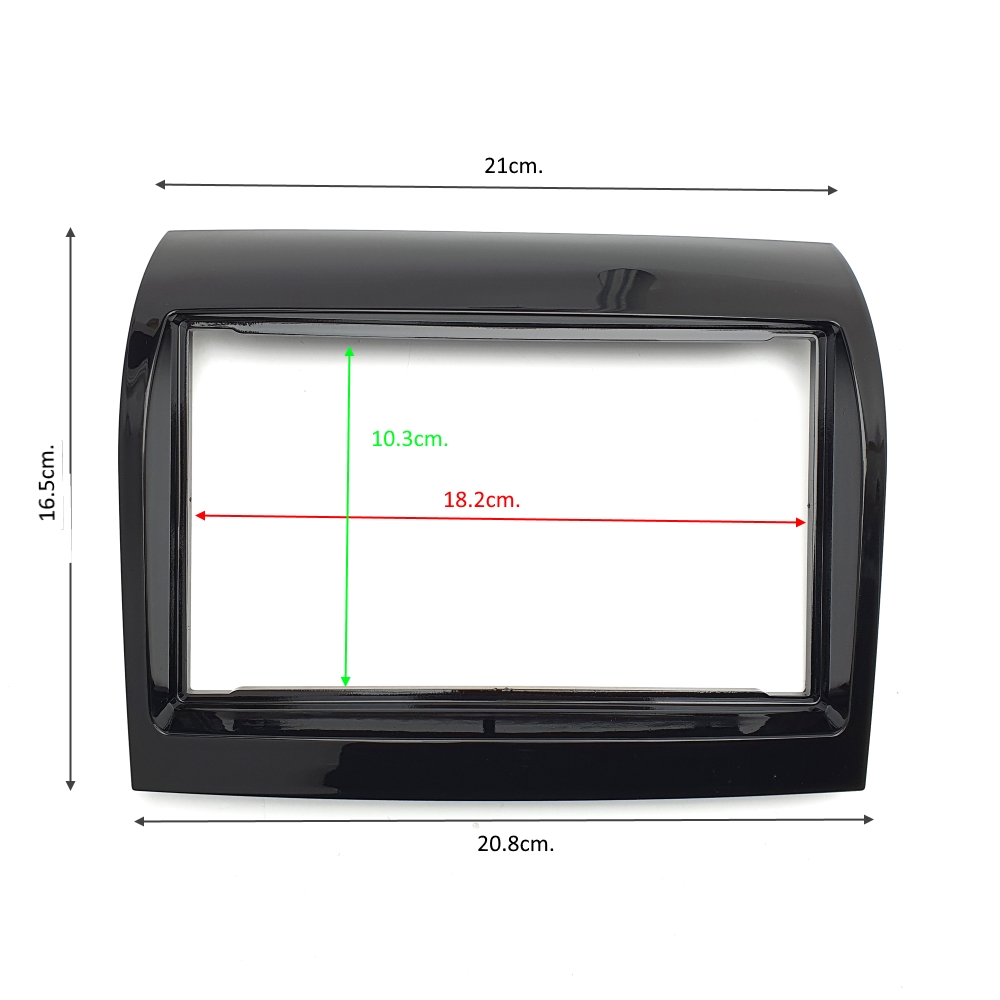 Рамка за автомобилно радио и мултимедия FIAT DUCATO 2011> 2DIN 