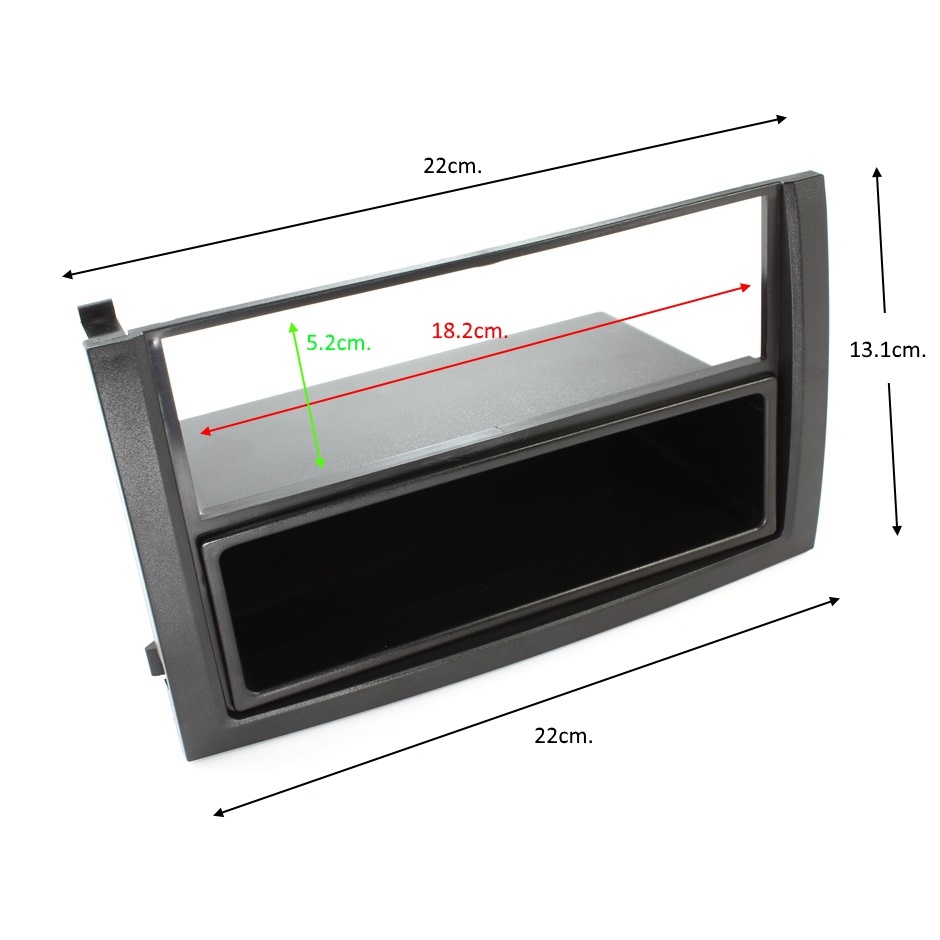 RAM SKODA FABIA 1999- 2DIN Рамка за радио SKODA FABIA 2003>2006 2DIN+1DIN
