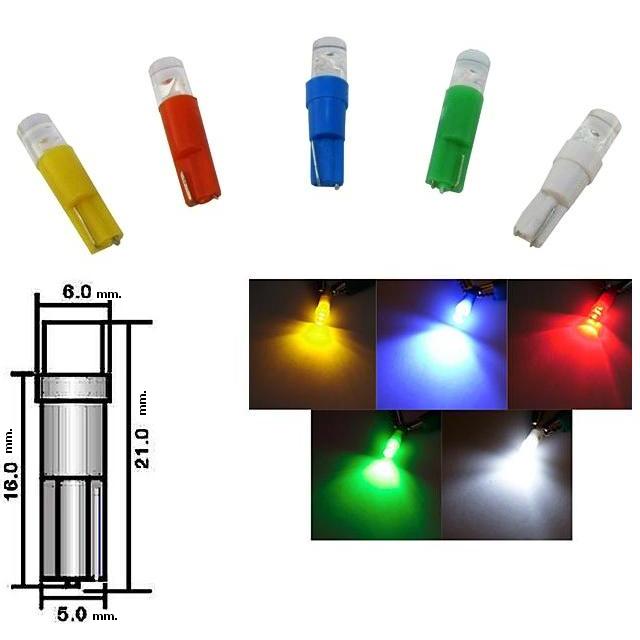 SVE T5 DIFFUSE RED Светодиодна крушка авто T5 червена