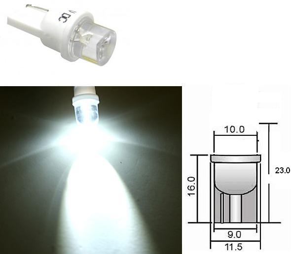 SVE T8 W5W DIFFUSE WHITE Светодиодна крушка авто T8 дифузна бяла светлина