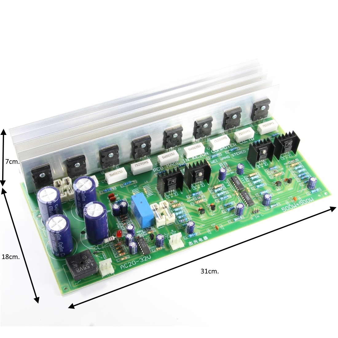 KIT 2X500W Кит платка усилвател 2X500W