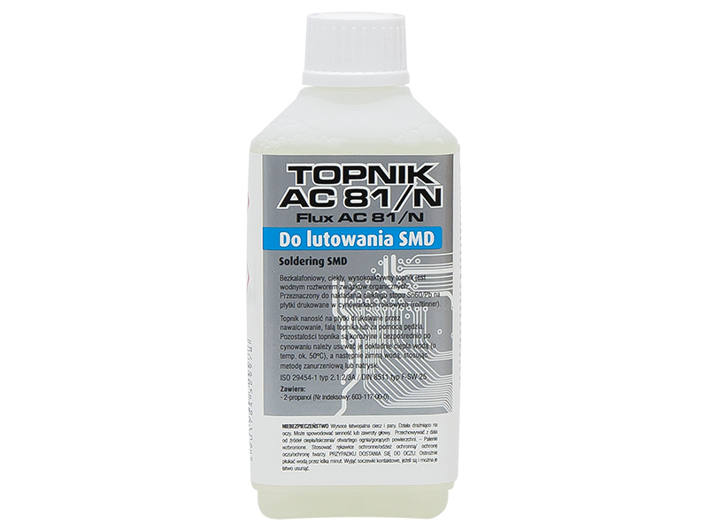 TEC SMD AC-81/N 100ML AG  Бизколофонен флюс за запояване на SMD 100ml.