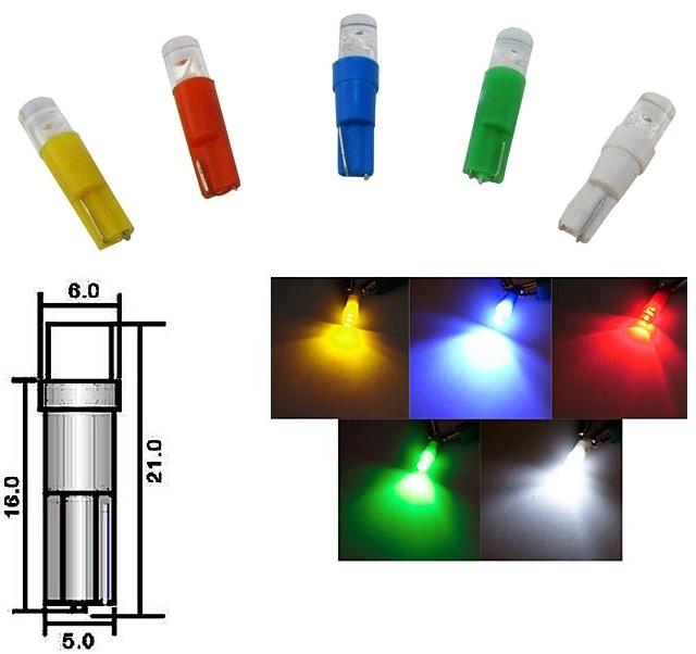 SVE T5 DIFFUSE WHITE Светодиодна крушка авто T5 дифузен бял