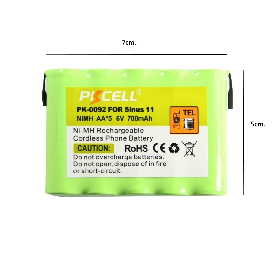 AKU AA 6V 700MAH PKCELL Акумулаторна батерия AA R06 6V 700mah. PKCELL