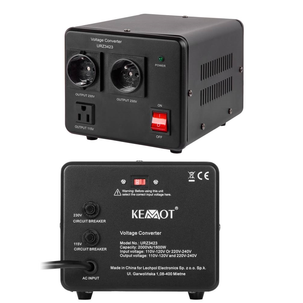 KON 220V/110V 1600W Конвертор преобразувател 220V/110V AC 110V/220V AC 1600W