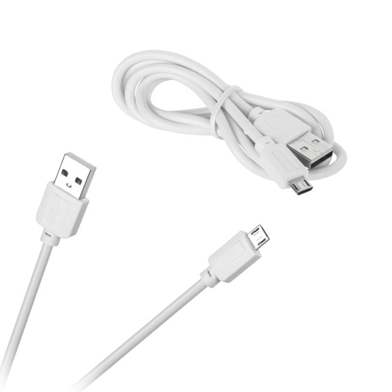 KAB USB-MICRO USB 1M M-LIFE WHITE Кабел MICRO USB/USB 1M M-LIFE БЯЛ