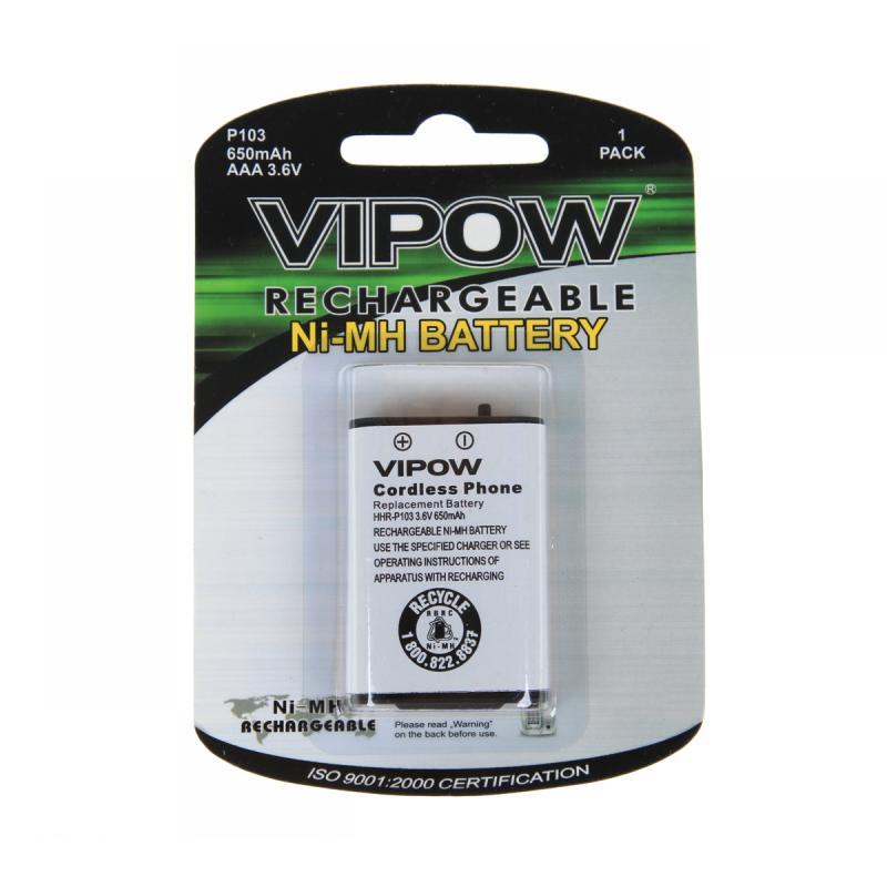 AKU AAA 3.6V 650 P103 Акумулатор AAA 3.6V 650mah. VIPOW