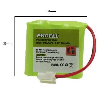 AKU 2-3AAA 3.6V 300 PKCELL Акумулатор 2/3AAA 3.6V 300mah. PKCELL