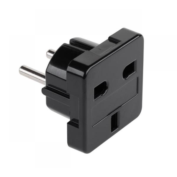 PRE UK/BG 220V AC ZC-31 BLACK Преход UK/BG 220V AC ЧЕРЕН ZC-31UK