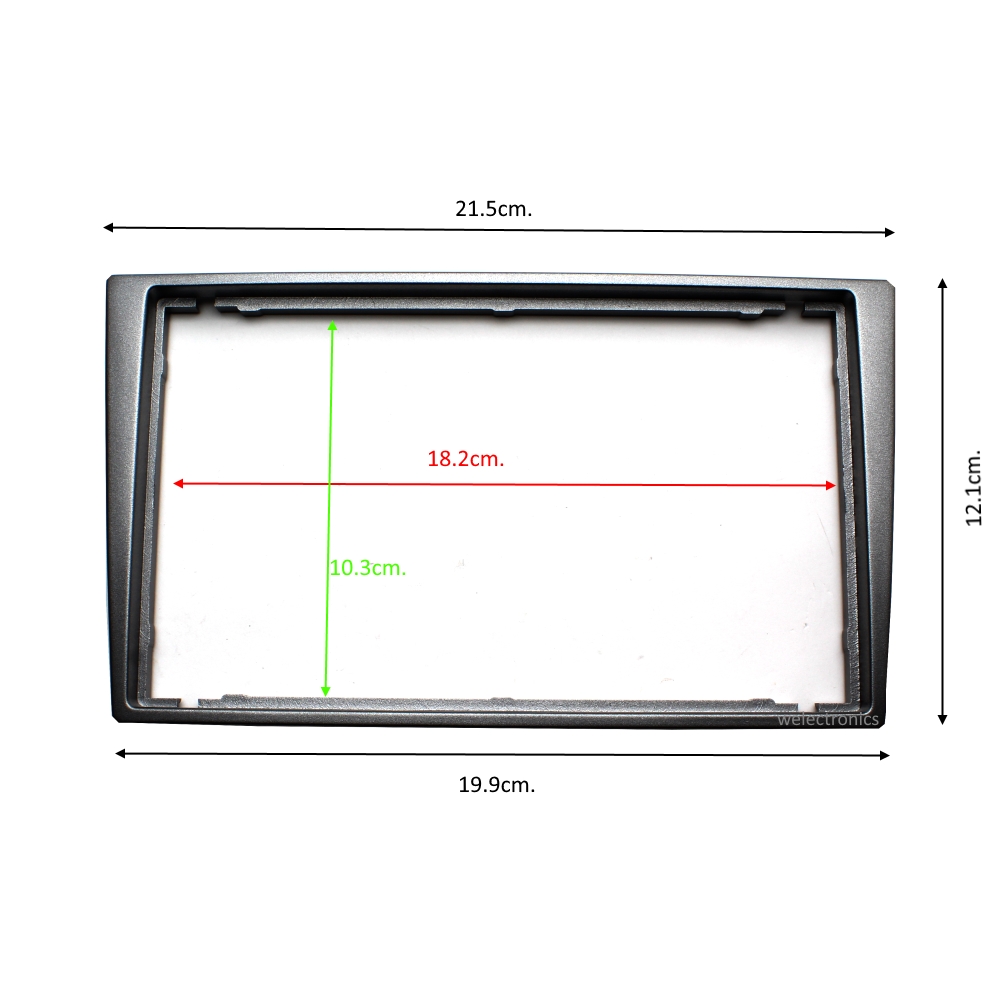 RAM OPEL RENAULT SUZUKI 2DIN GRAFIT Рамка за радио мултимедия OPEL RENAULT SUZUKI 2DIN цвят графит