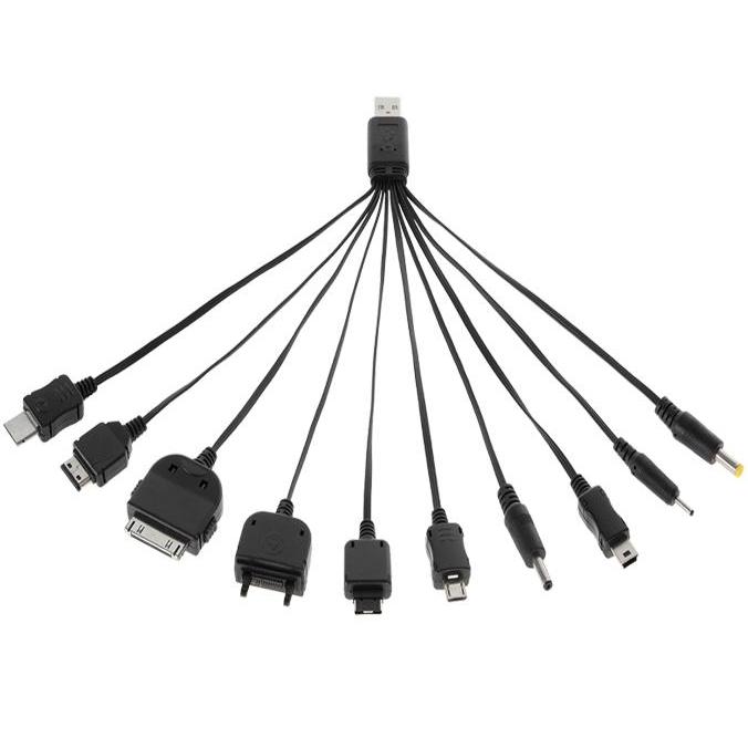 KAB USB UNIVERSAL Кабел USB с 10 конектора