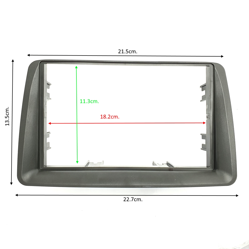 RAM FIAT PANDA 2003->2DIN Рамка за радио мултимедия FIAT PANDA 2003->2DIN
