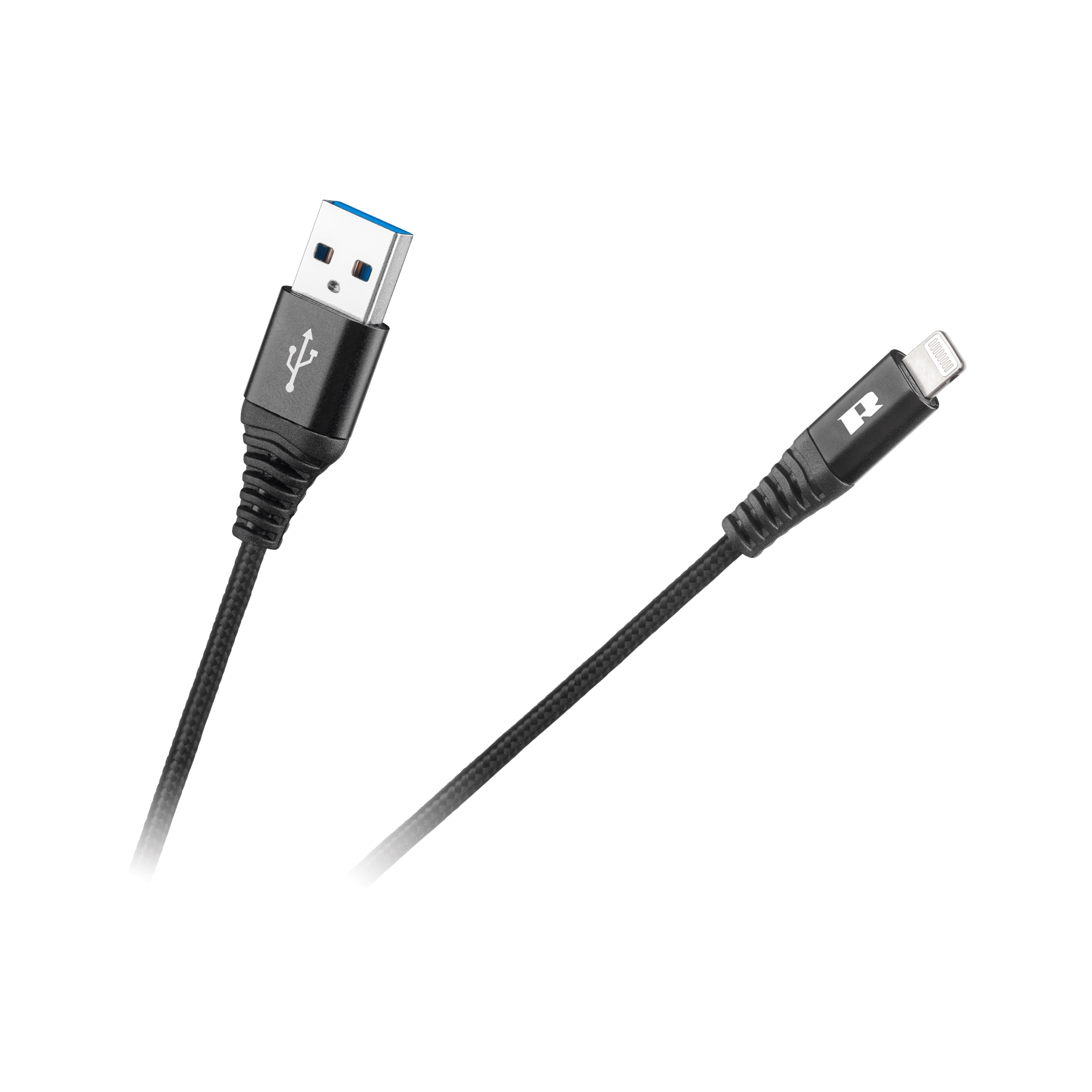 KAB IPHONE LIGHTNING 1M BLACK Кабел IPHONE LIGHTNING-USB 1m. Черен