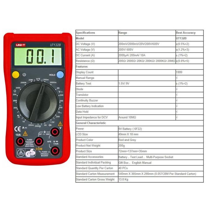 MUL UT132B UNI-T Мултицет UT132B UNI-T