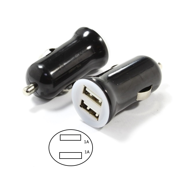 ZAR USB 12-24V X2-2.1A MAX Зарядно за телефон таблет за автомобил камион USB 12V-24V/5V 2.1A 