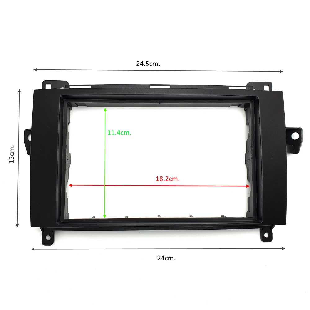 Рамка за автомобилно радио мултимедия MERCEDES SPRINTER VITO VIANO 2006- 2DIN