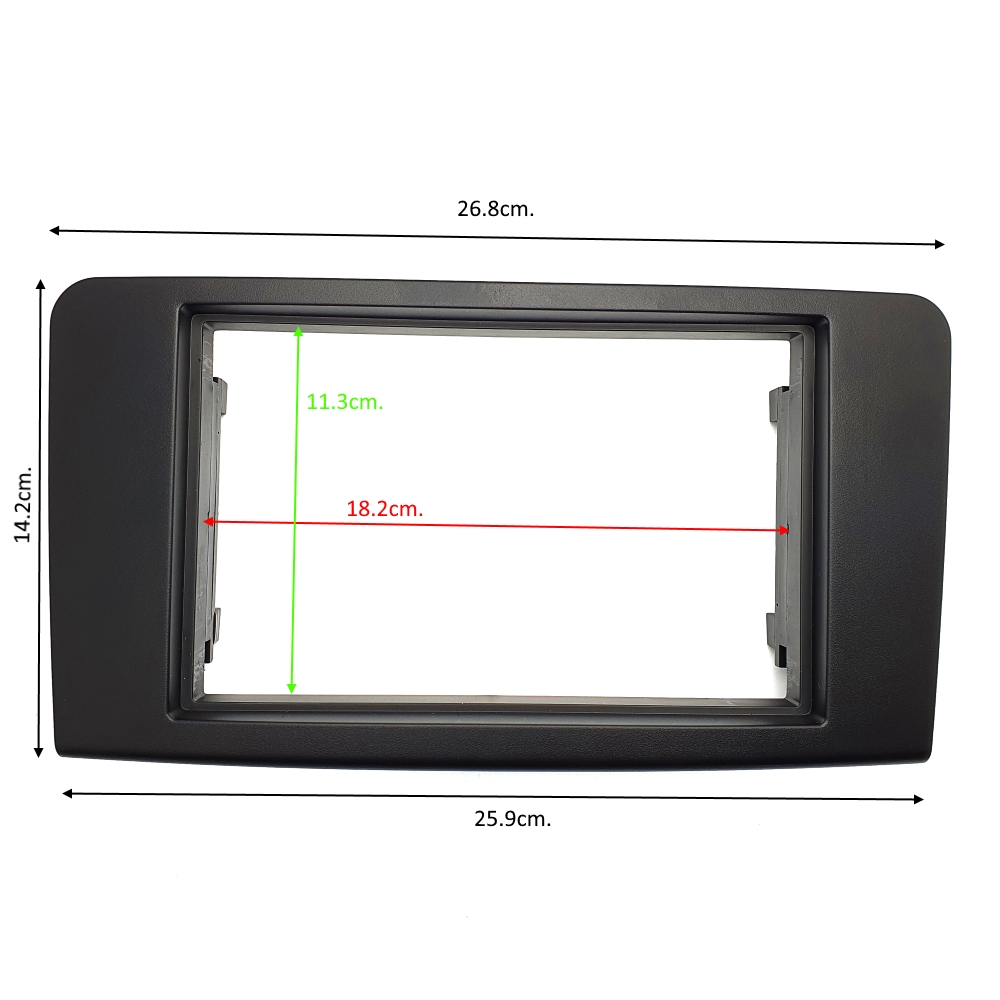RAM MERCEDES ML 2DIN 2006- Рамка за монтаж на мултимедия 2DIN на Mercedes ML 2006- 2DIN