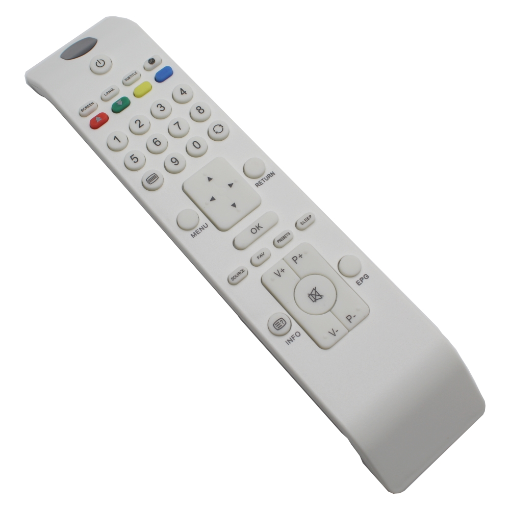 DIS VESTEL RC3902 WHITE HQ Дистанционно за телевизор VESTEL CROWN FINLUX HITACHI JVC NEO RC3902 бяло HQ