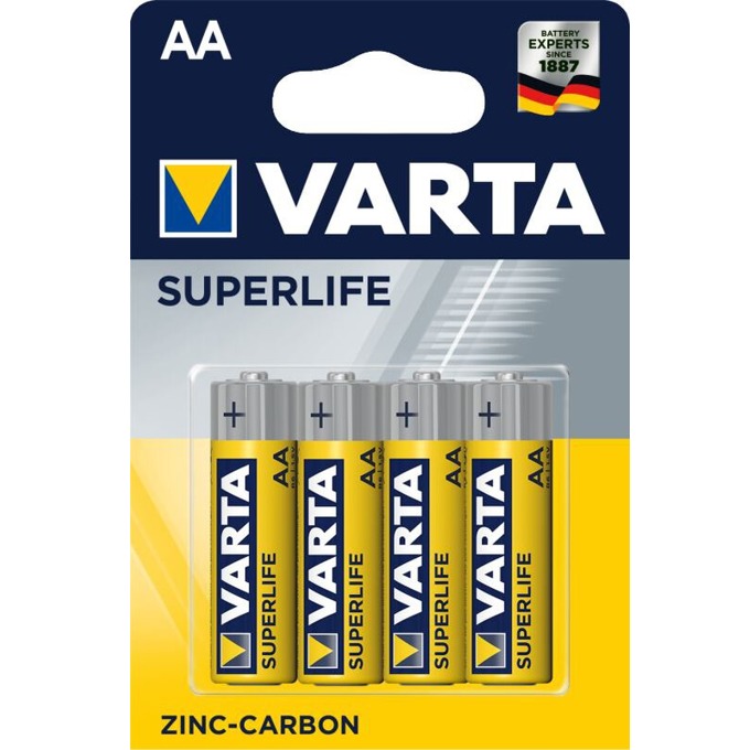 BAT AA LR06 VARTA SUPERLIFE Обикновена батерия AA LR06 1.5V VARTA SUPERLIFE 1бр. 