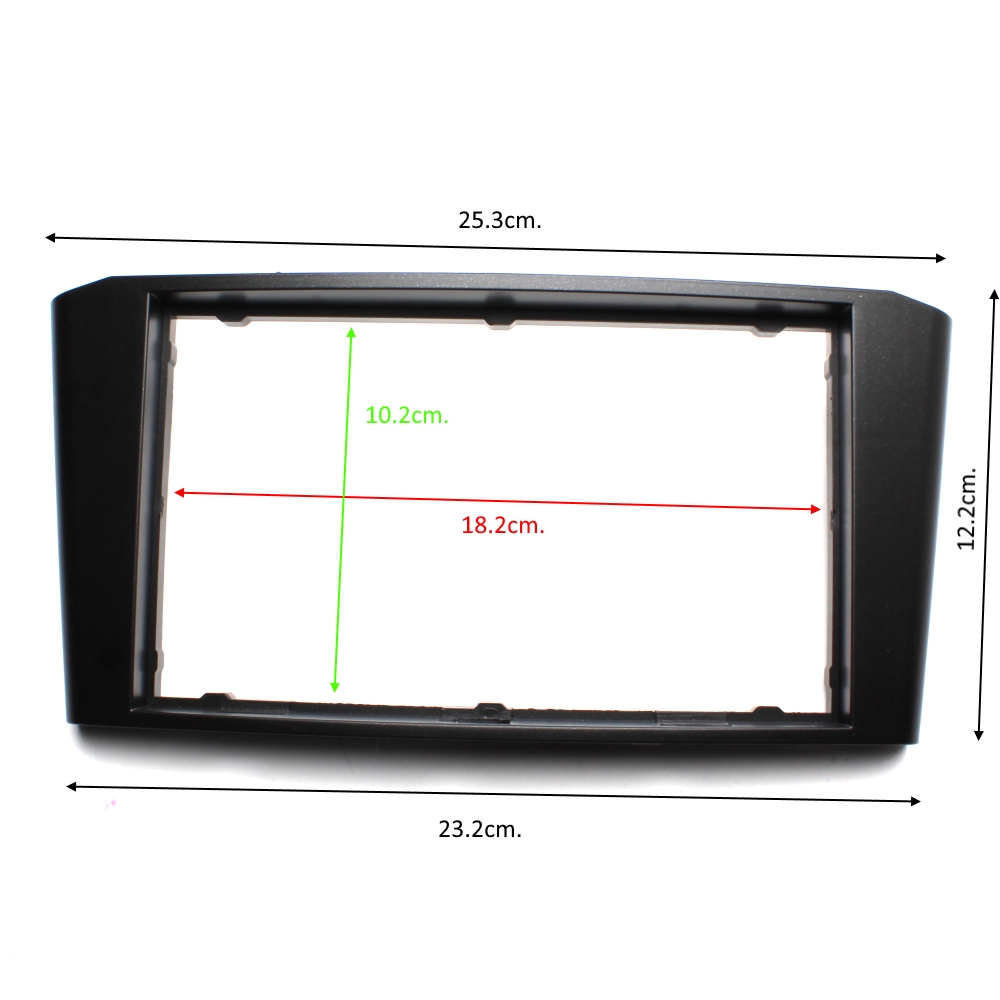 RAM TOYOTA AVENSIS 2003-09 2DIN Рамка за автомобилно радио и мултимедия TOYOTA AVENSIS 2003-2009 2DIN