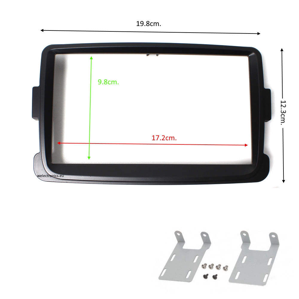 RAM DACIA 2012- 2DIN Рамка за автомобилно радио и мултимедия DACIA 2012- 2DIN