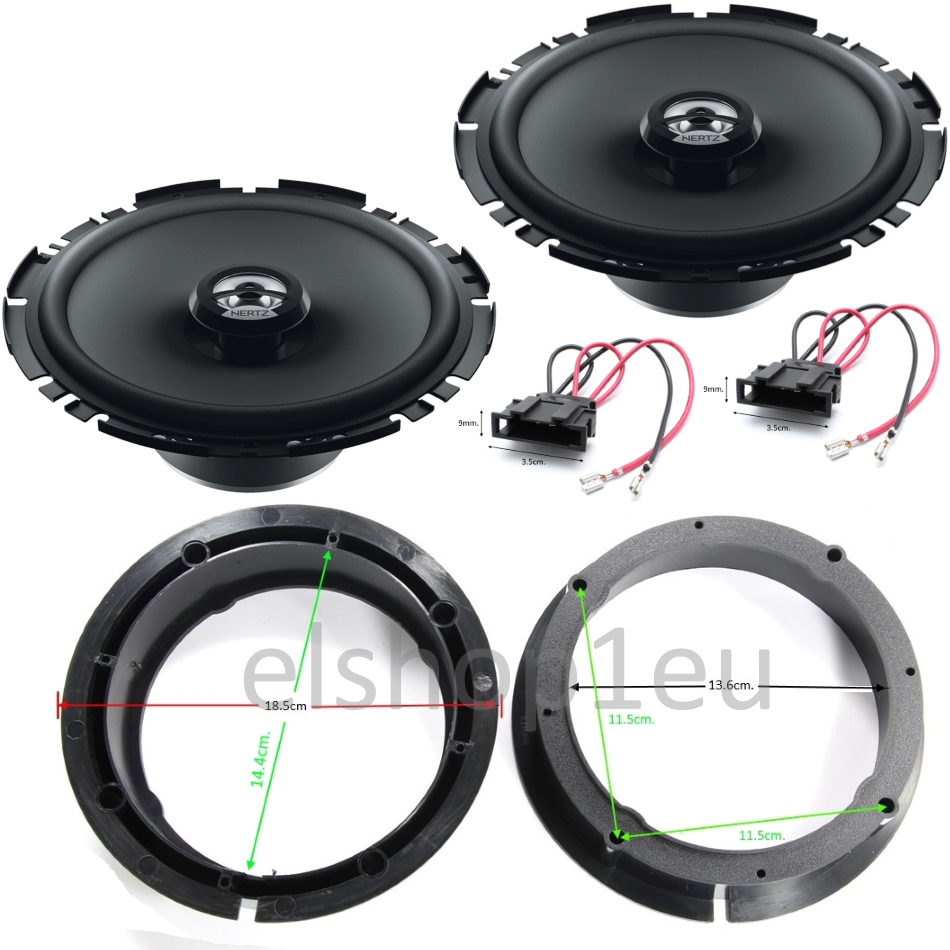 KIT AUDIO SEAT LEON I,TOLEDO I,HERTZ Комплект говорители и фланци за SEAT LEON I,TOLEDO I,HERTZ