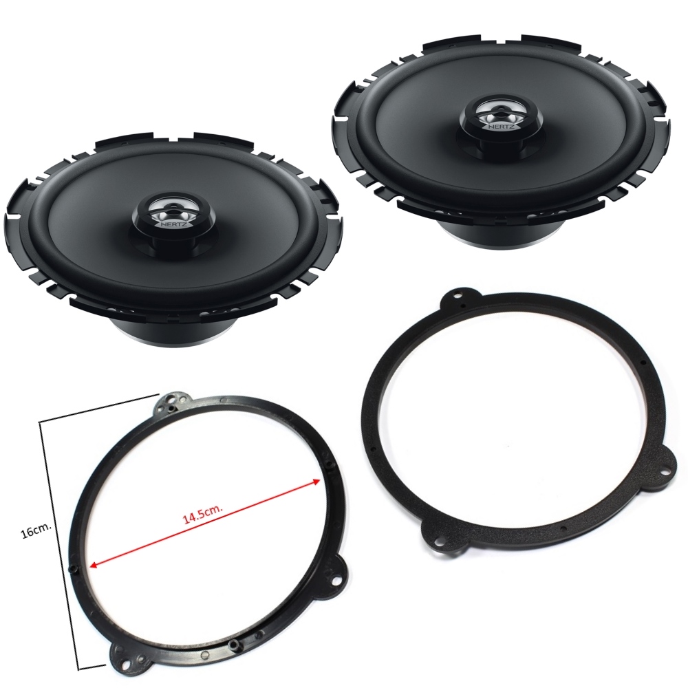 KIT AUDIO BMW 3 E46/HERTZ Комплект авто говорители и фланци за BMW 3 E46,HERTZ