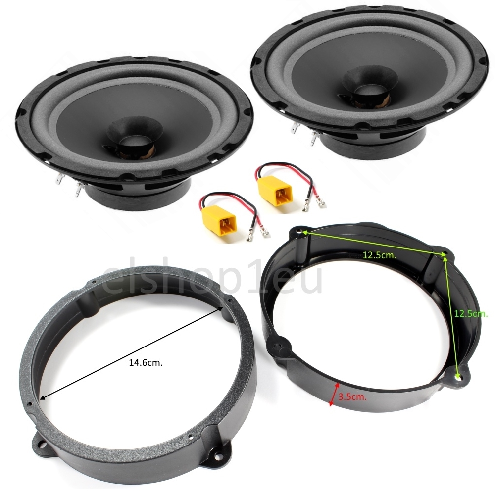 KIT AUDIO ALFA 147/159 IT Комплект авто говорители и фланци за ALFA 147/159, 6.5