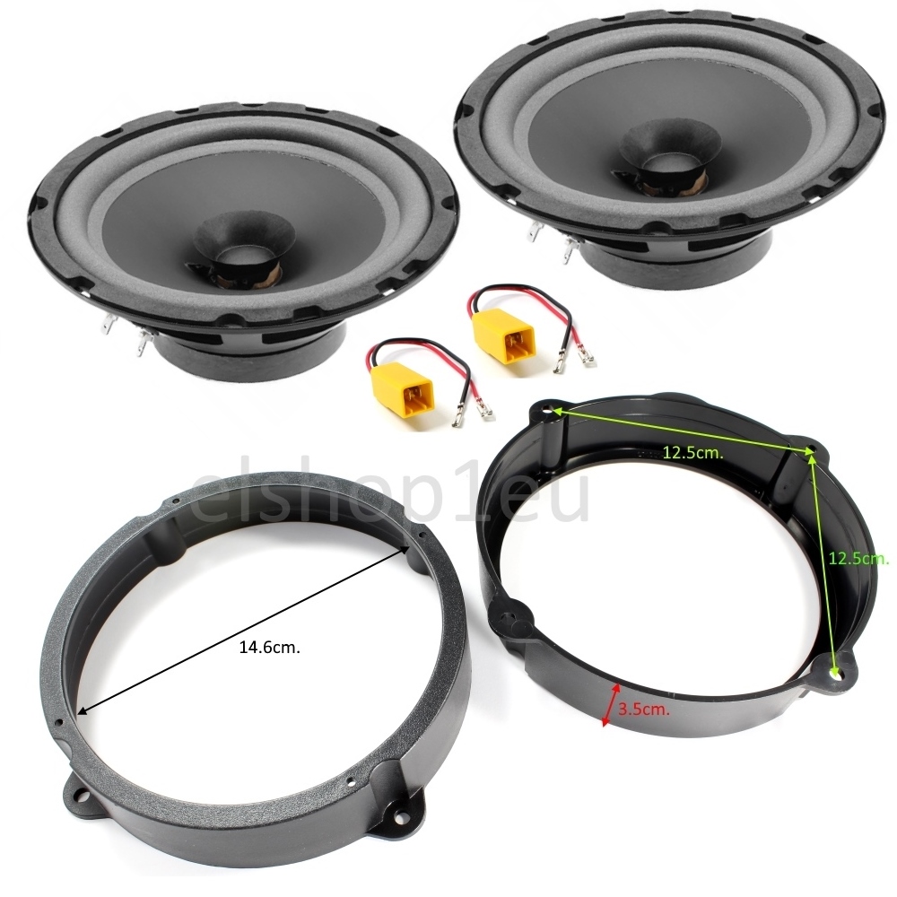 KIT AUDIO FIAT IDEA/CROMA IT Комплект авто говорители и фланци за FIAT IDEA,CROMA,IT