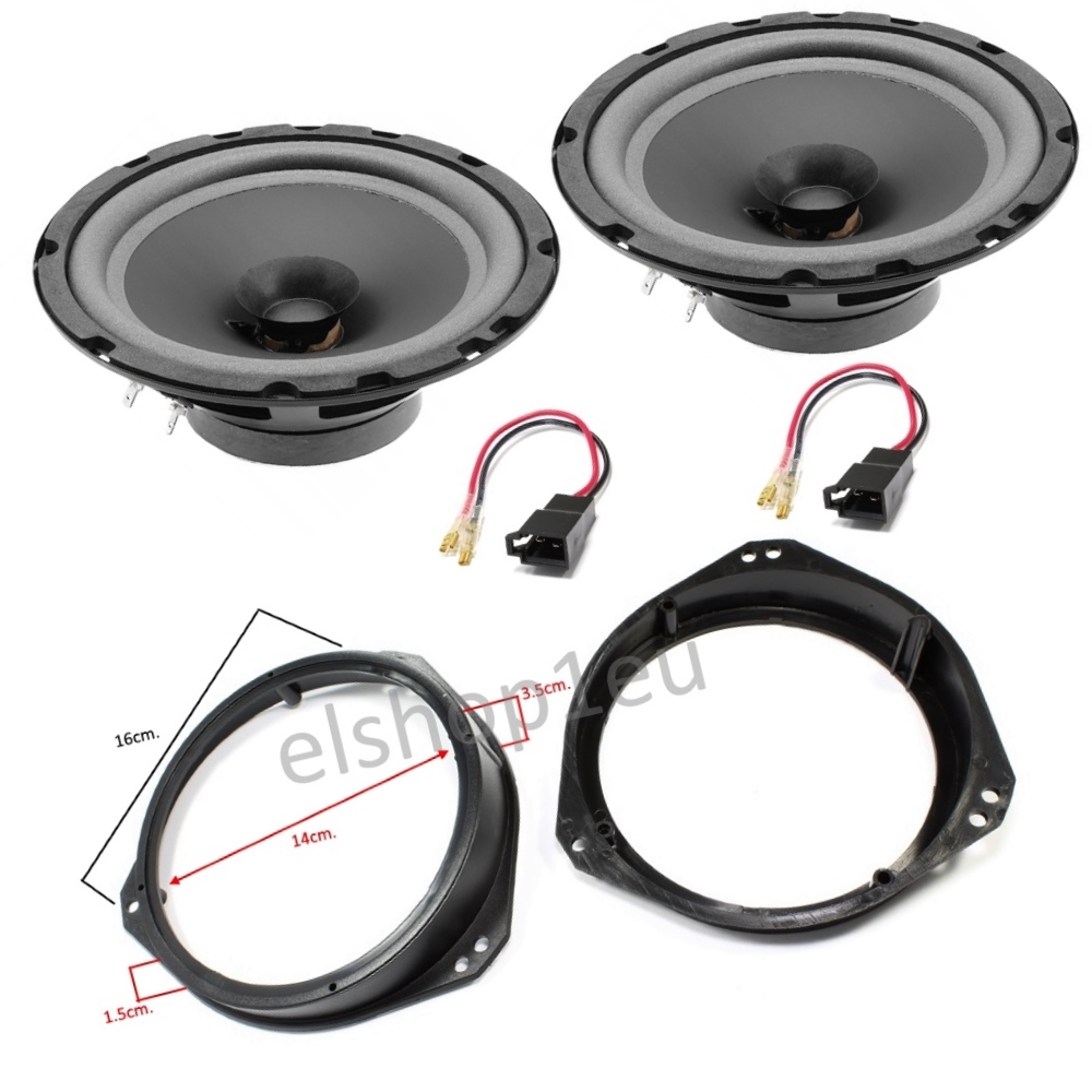 KIT AUDIO OPEL ASTRA G/CORSA B C/IT Комплект говорители и фланци за OPEL ASTRA G,CORSA B/C,MERIVA A