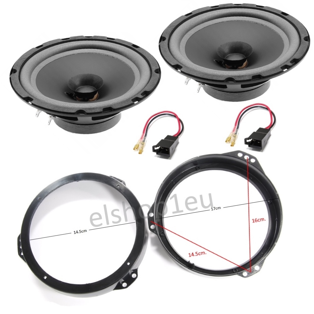 KIT AUDIO OPEL OPEL ASTRA F,ZAFIRA A,IT Комплект говорители и фланци за OPEL ASTRA F/G,ZAFIRA A/B,IT