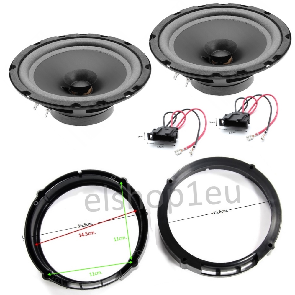 KIT AUDIO VW POLO IV 9N,IT Комплект авто говорители и фланци за VW POLO IV 9N/9N3,IT
