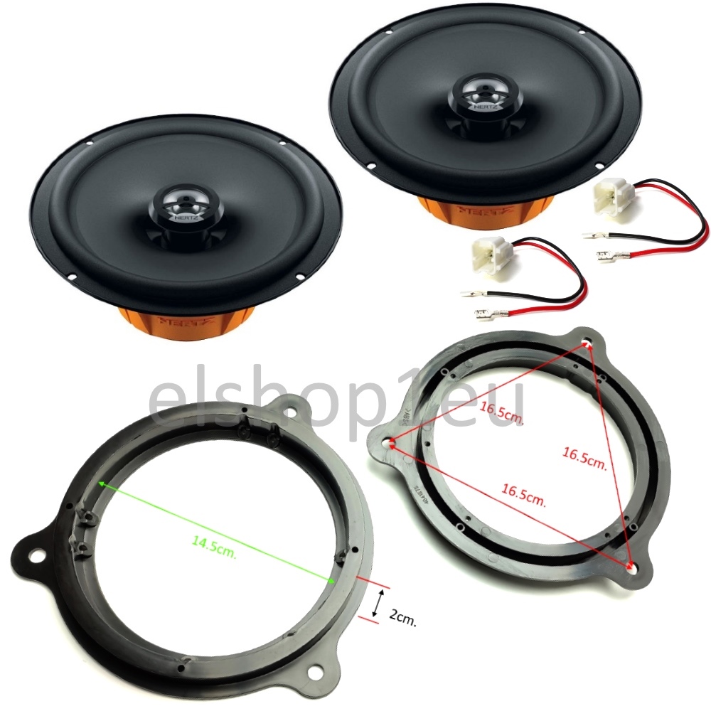 KIT AUDIO DACIA 2012+/HERTZ Комплект говорители за DACIA,Duster,Logan,Dokker,Lodgy,HERTZ