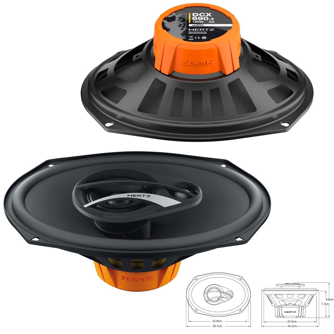 Говорители за автомобил HERTZ DCX-690.3 6x9